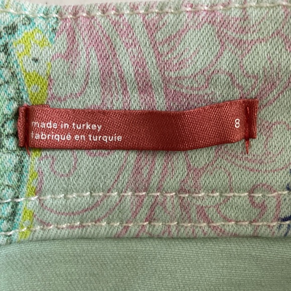 Pilcro Denim Multicolor Paisley Mini Skirt - Picture 3 of 8